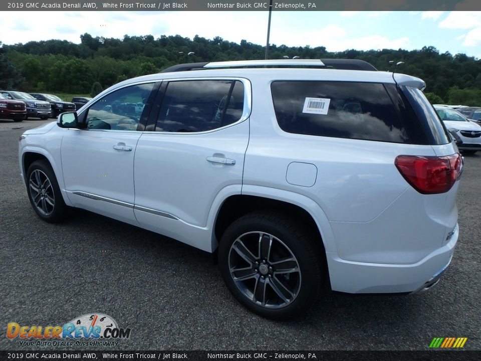 2019 GMC Acadia Denali AWD White Frost Tricoat / Jet Black Photo #7