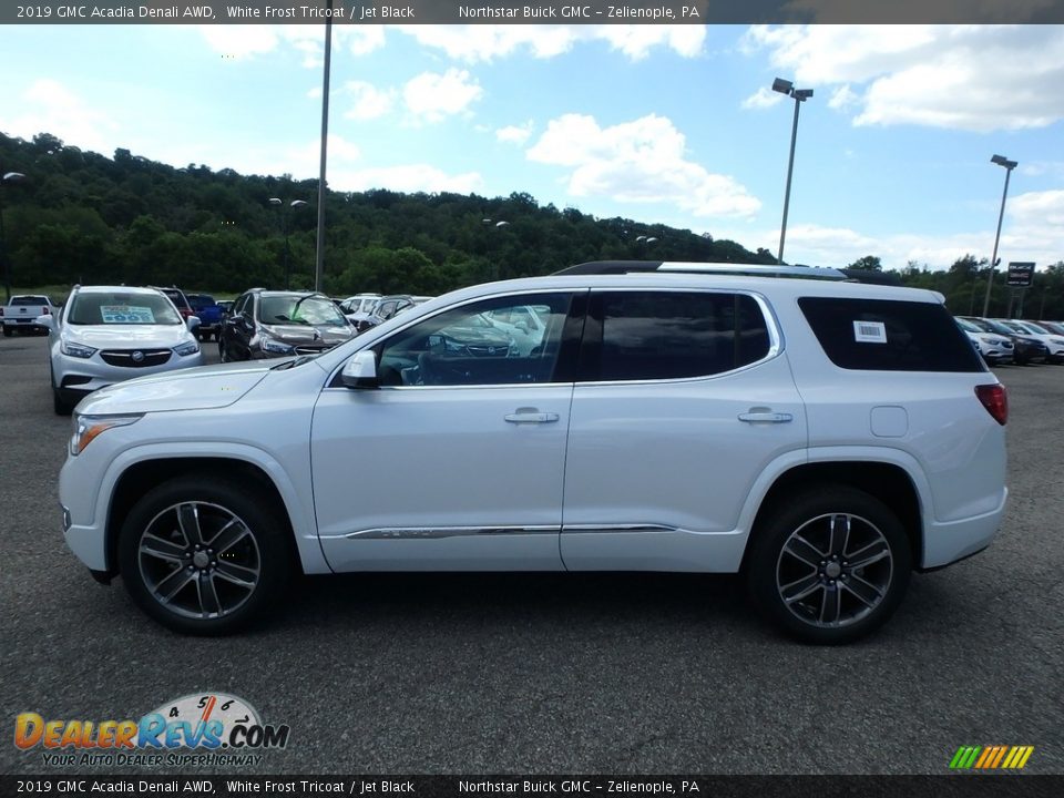 2019 GMC Acadia Denali AWD White Frost Tricoat / Jet Black Photo #8