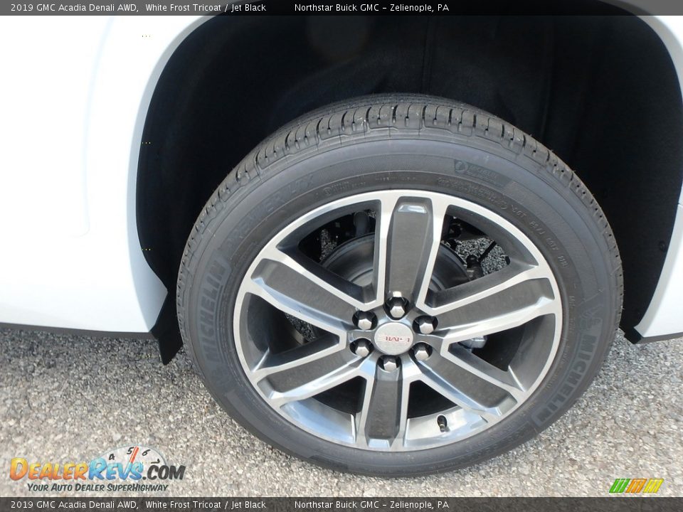 2019 GMC Acadia Denali AWD White Frost Tricoat / Jet Black Photo #9