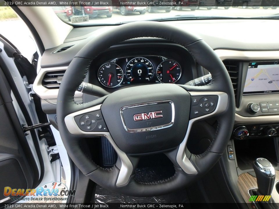 2019 GMC Acadia Denali AWD White Frost Tricoat / Jet Black Photo #17
