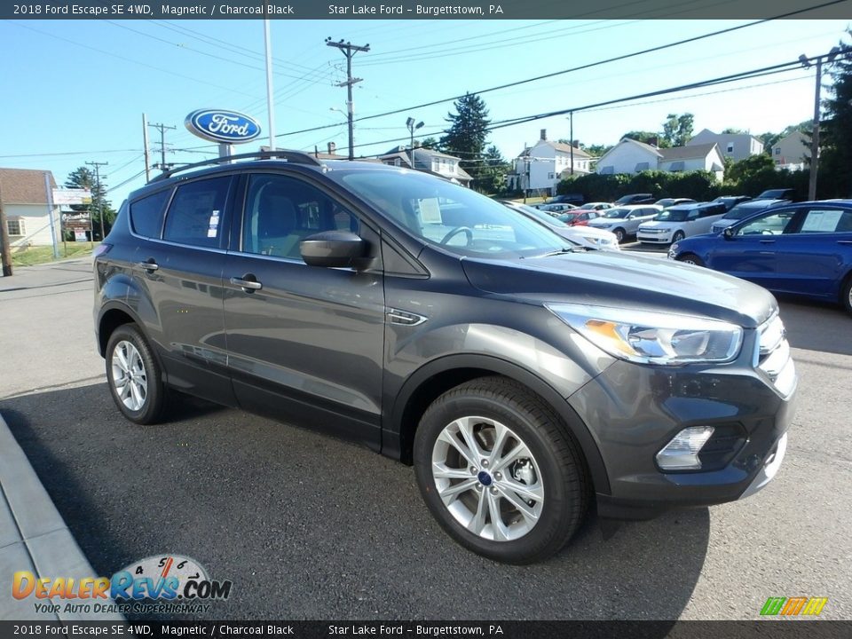2018 Ford Escape SE 4WD Magnetic / Charcoal Black Photo #3