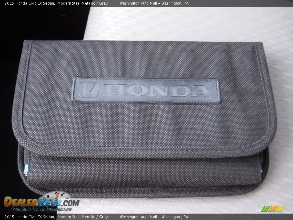 2015 Honda Civic EX Sedan Modern Steel Metallic / Gray Photo #23