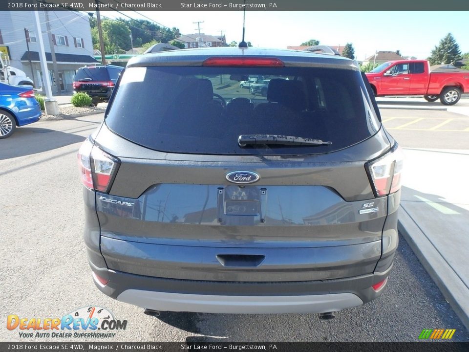 2018 Ford Escape SE 4WD Magnetic / Charcoal Black Photo #6
