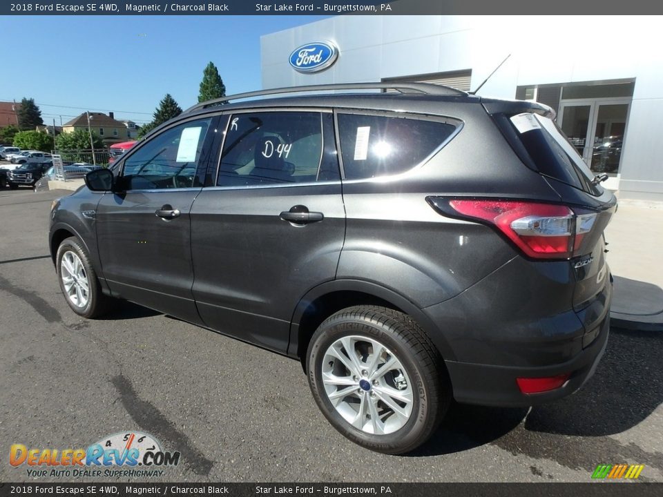 2018 Ford Escape SE 4WD Magnetic / Charcoal Black Photo #8
