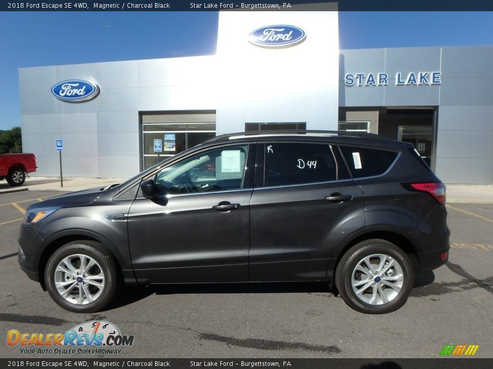 2018 Ford Escape SE 4WD Magnetic / Charcoal Black Photo #9