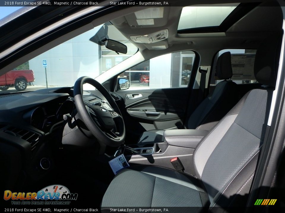 2018 Ford Escape SE 4WD Magnetic / Charcoal Black Photo #10