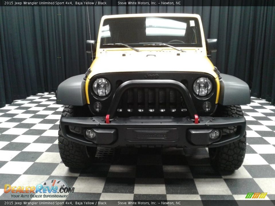 2015 Jeep Wrangler Unlimited Sport 4x4 Baja Yellow / Black Photo #3