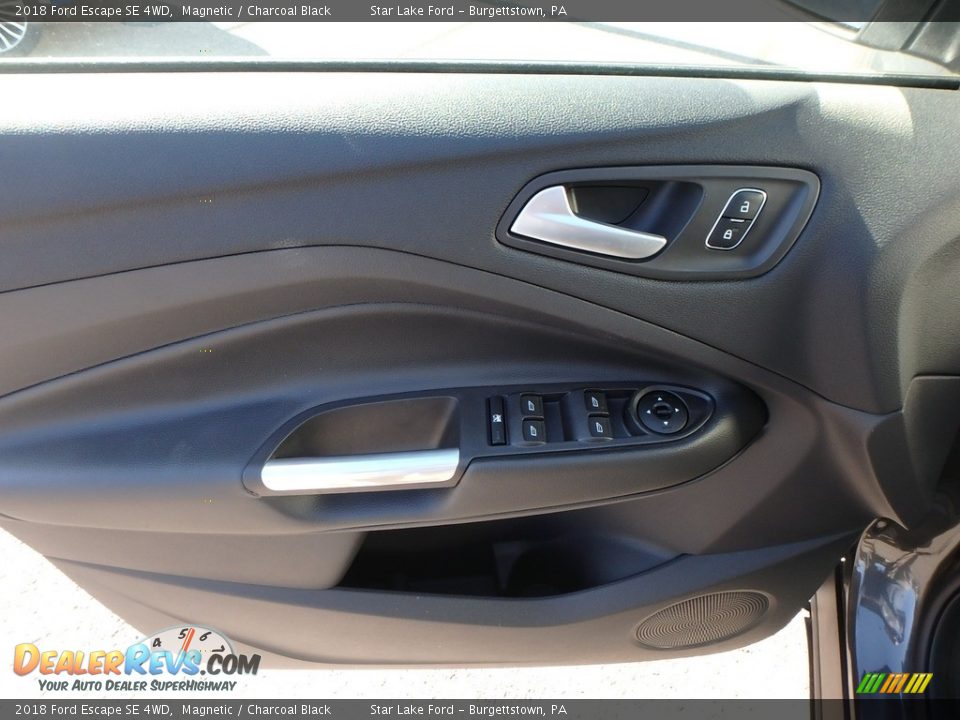 2018 Ford Escape SE 4WD Magnetic / Charcoal Black Photo #13