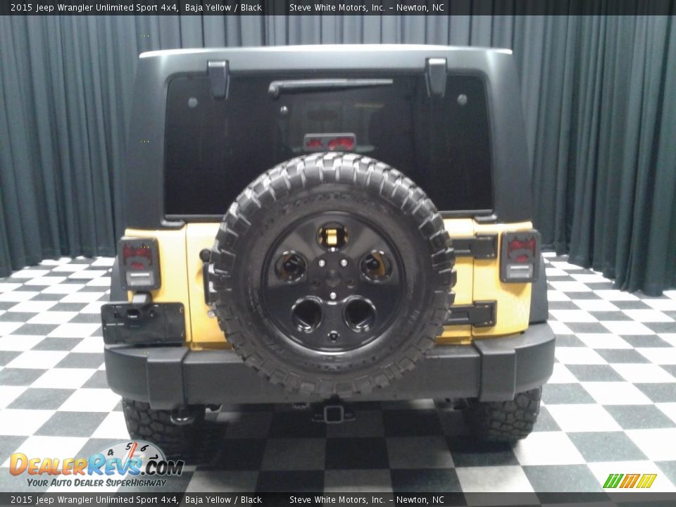 2015 Jeep Wrangler Unlimited Sport 4x4 Baja Yellow / Black Photo #7