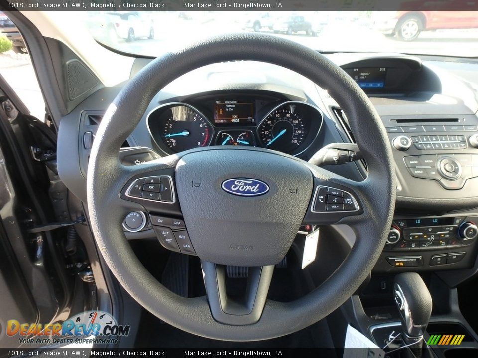 2018 Ford Escape SE 4WD Magnetic / Charcoal Black Photo #17