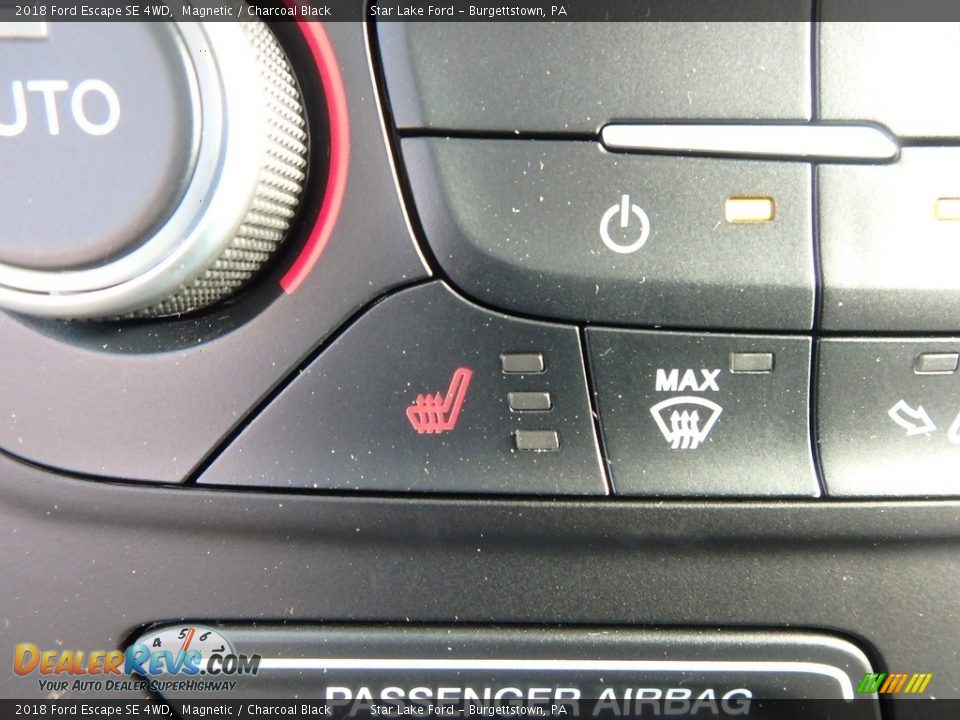 2018 Ford Escape SE 4WD Magnetic / Charcoal Black Photo #19