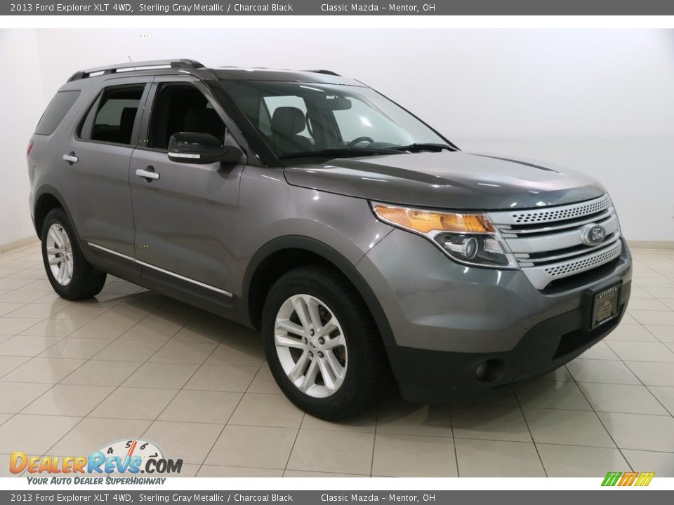 2013 Ford Explorer XLT 4WD Sterling Gray Metallic / Charcoal Black Photo #1