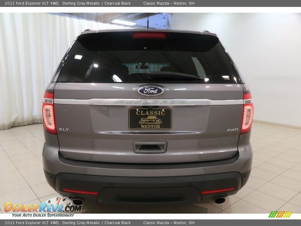 2013 Ford Explorer XLT 4WD Sterling Gray Metallic / Charcoal Black Photo #15
