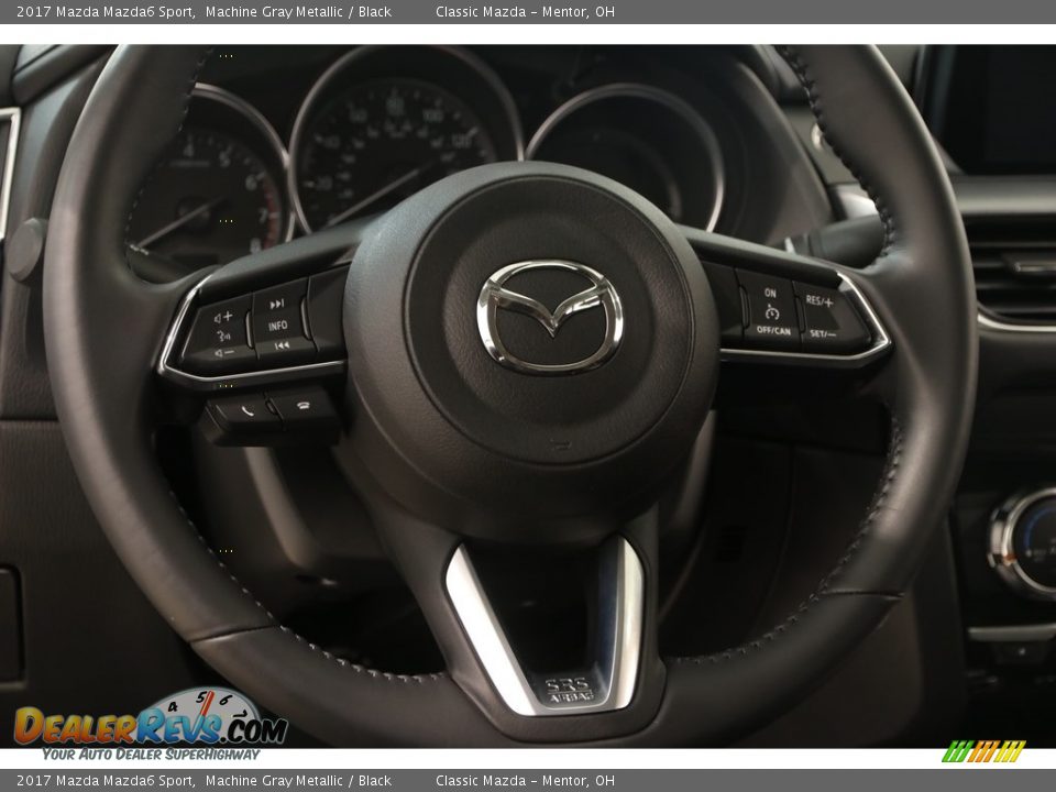 2017 Mazda Mazda6 Sport Machine Gray Metallic / Black Photo #6