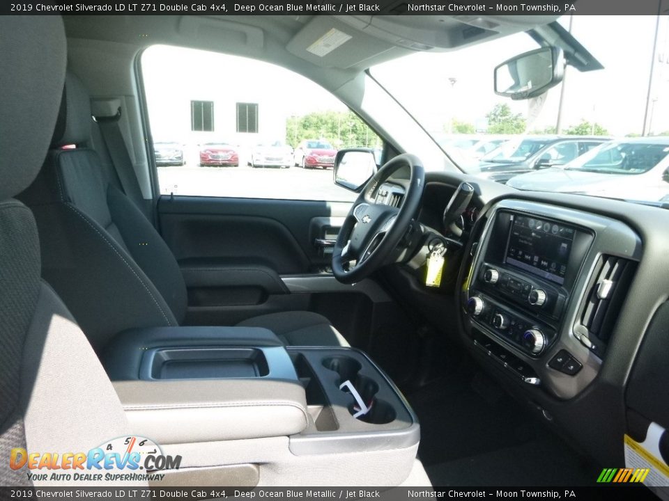 2019 Chevrolet Silverado LD LT Z71 Double Cab 4x4 Deep Ocean Blue Metallic / Jet Black Photo #10