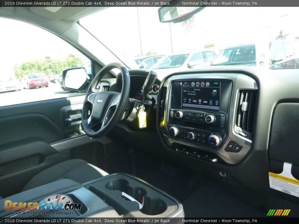 2019 Chevrolet Silverado LD LT Z71 Double Cab 4x4 Deep Ocean Blue Metallic / Jet Black Photo #11