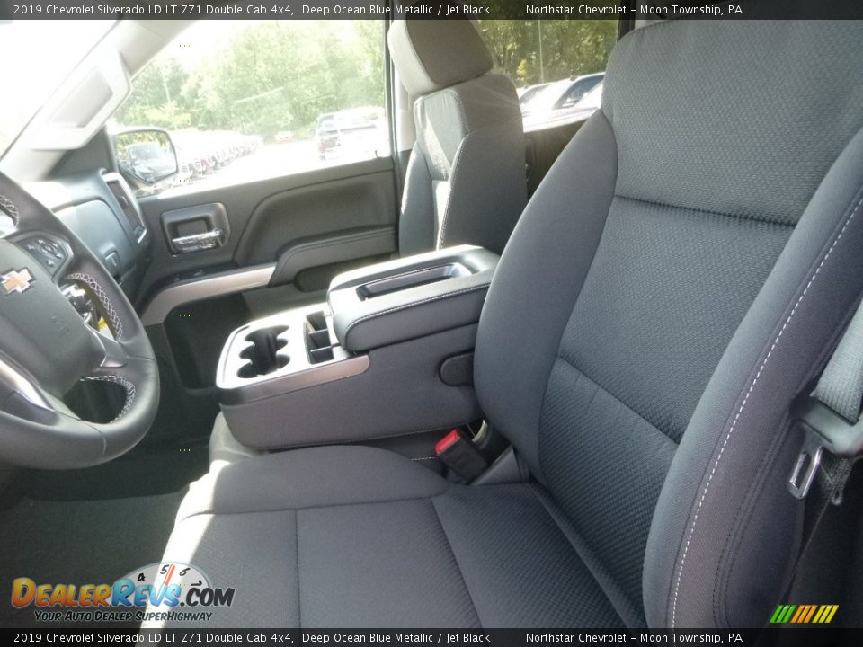 2019 Chevrolet Silverado LD LT Z71 Double Cab 4x4 Deep Ocean Blue Metallic / Jet Black Photo #15