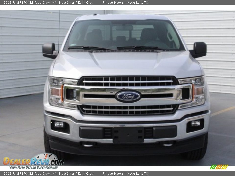 2018 Ford F150 XLT SuperCrew 4x4 Ingot Silver / Earth Gray Photo #2