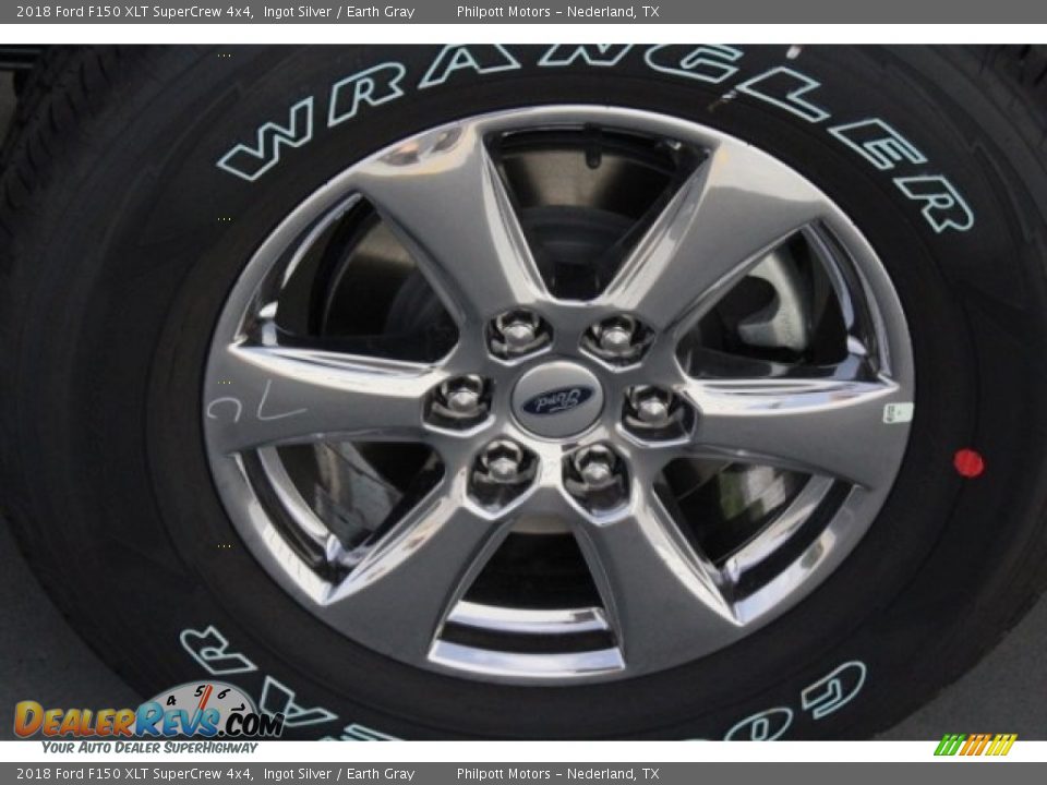 2018 Ford F150 XLT SuperCrew 4x4 Ingot Silver / Earth Gray Photo #6