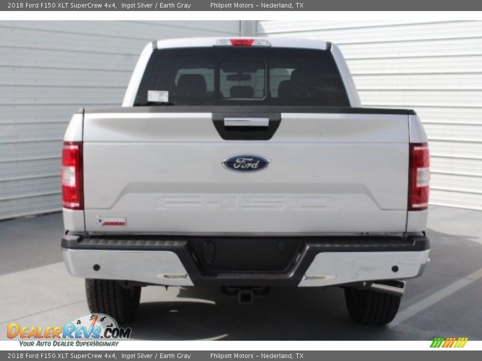2018 Ford F150 XLT SuperCrew 4x4 Ingot Silver / Earth Gray Photo #9