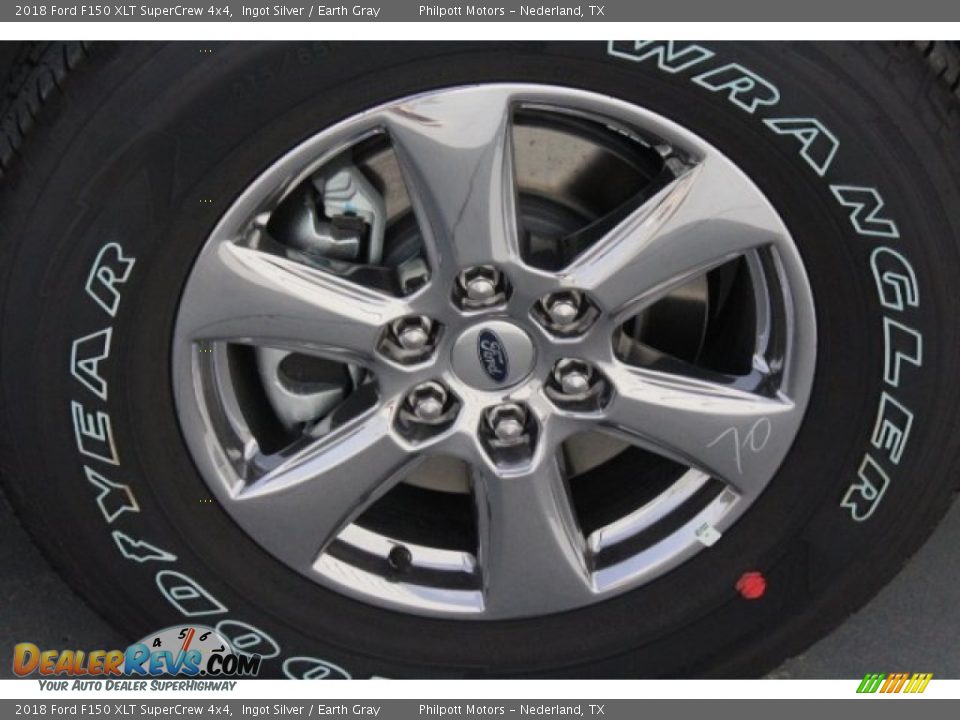 2018 Ford F150 XLT SuperCrew 4x4 Ingot Silver / Earth Gray Photo #12