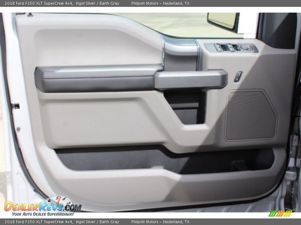 2018 Ford F150 XLT SuperCrew 4x4 Ingot Silver / Earth Gray Photo #13