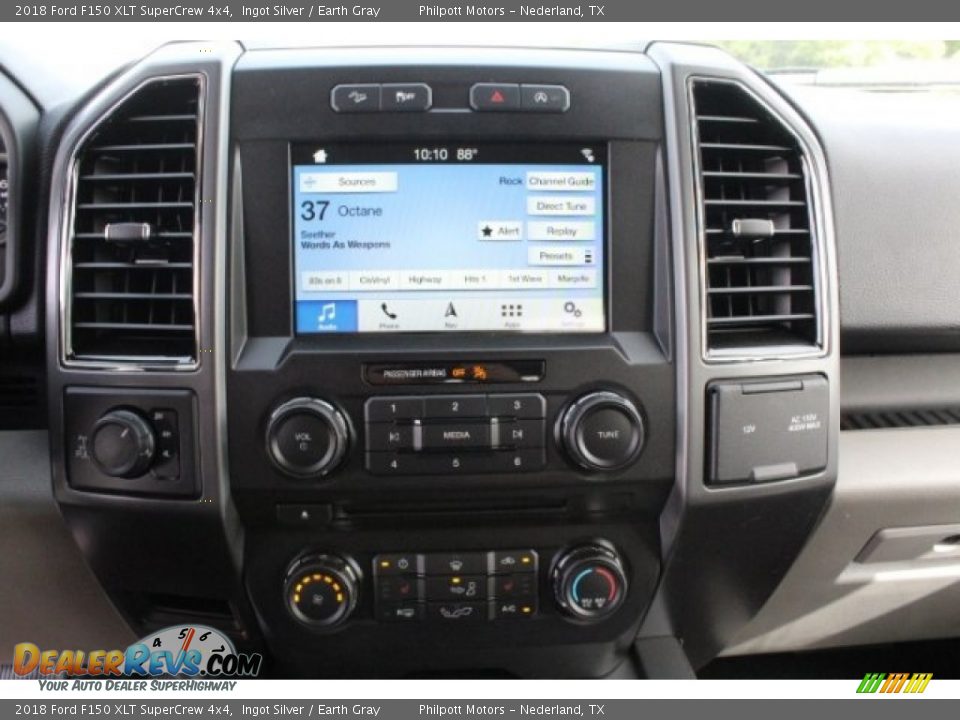 2018 Ford F150 XLT SuperCrew 4x4 Ingot Silver / Earth Gray Photo #18