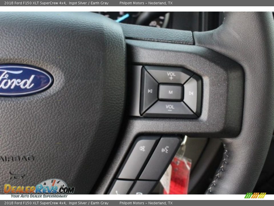 2018 Ford F150 XLT SuperCrew 4x4 Ingot Silver / Earth Gray Photo #20