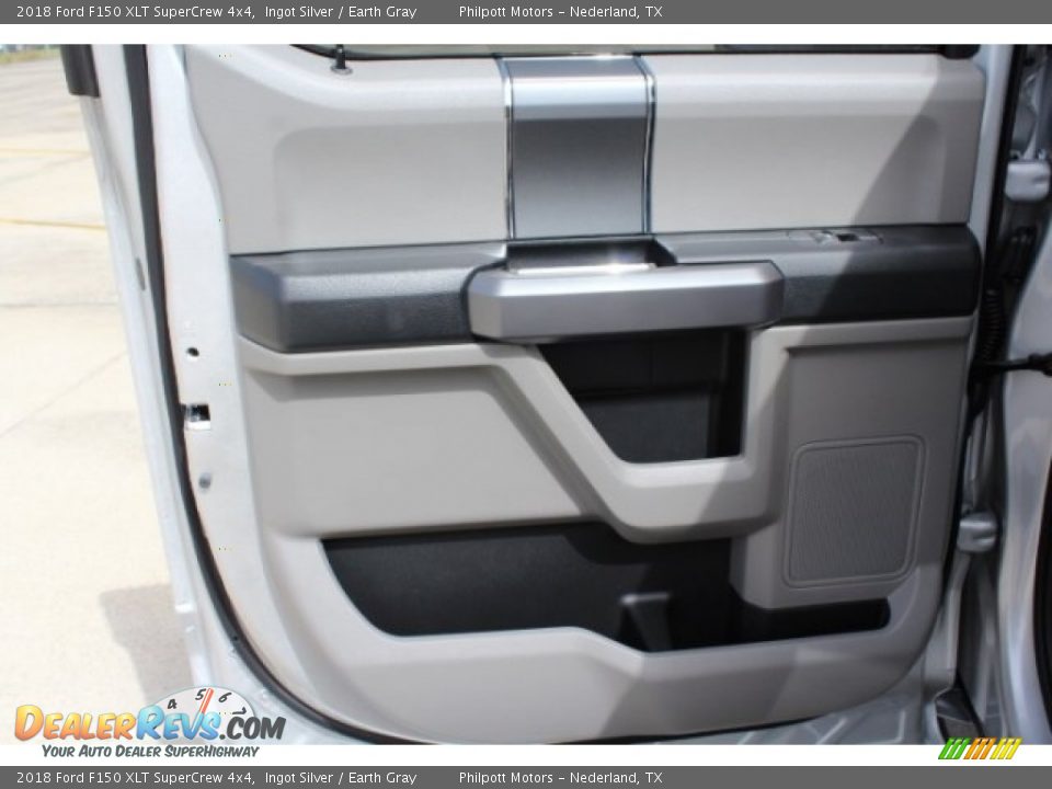 2018 Ford F150 XLT SuperCrew 4x4 Ingot Silver / Earth Gray Photo #23