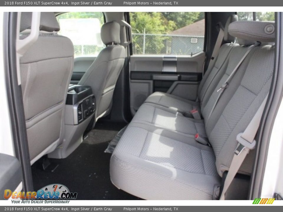 2018 Ford F150 XLT SuperCrew 4x4 Ingot Silver / Earth Gray Photo #24