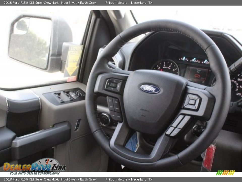 2018 Ford F150 XLT SuperCrew 4x4 Ingot Silver / Earth Gray Photo #26