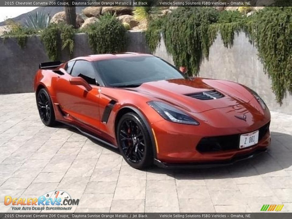 2015 Chevrolet Corvette Z06 Coupe Daytona Sunrise Orange Metallic / Jet Black Photo #1