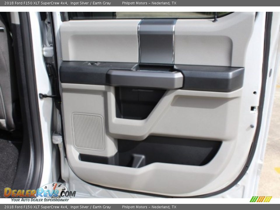 2018 Ford F150 XLT SuperCrew 4x4 Ingot Silver / Earth Gray Photo #28