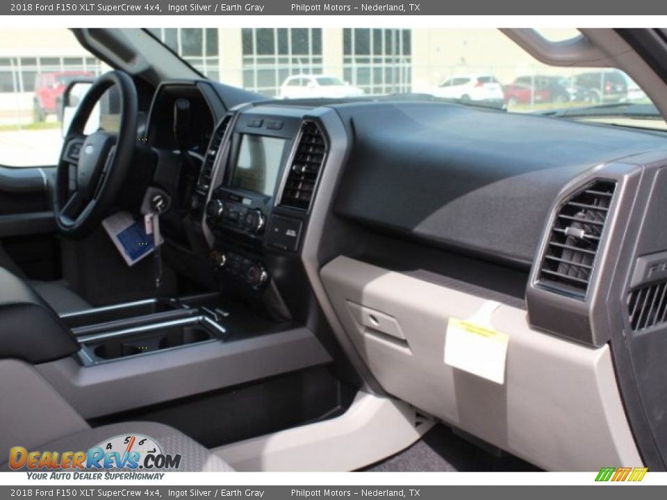 2018 Ford F150 XLT SuperCrew 4x4 Ingot Silver / Earth Gray Photo #31