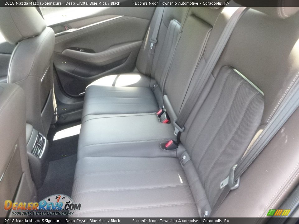 2018 Mazda Mazda6 Signature Deep Crystal Blue Mica / Black Photo #8