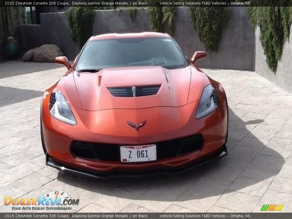 2015 Chevrolet Corvette Z06 Coupe Daytona Sunrise Orange Metallic / Jet Black Photo #10