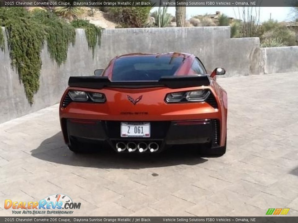 2015 Chevrolet Corvette Z06 Coupe Daytona Sunrise Orange Metallic / Jet Black Photo #12