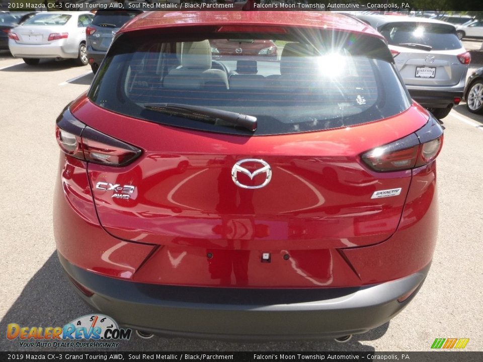 2019 Mazda CX-3 Grand Touring AWD Soul Red Metallic / Black/Parchment Photo #7