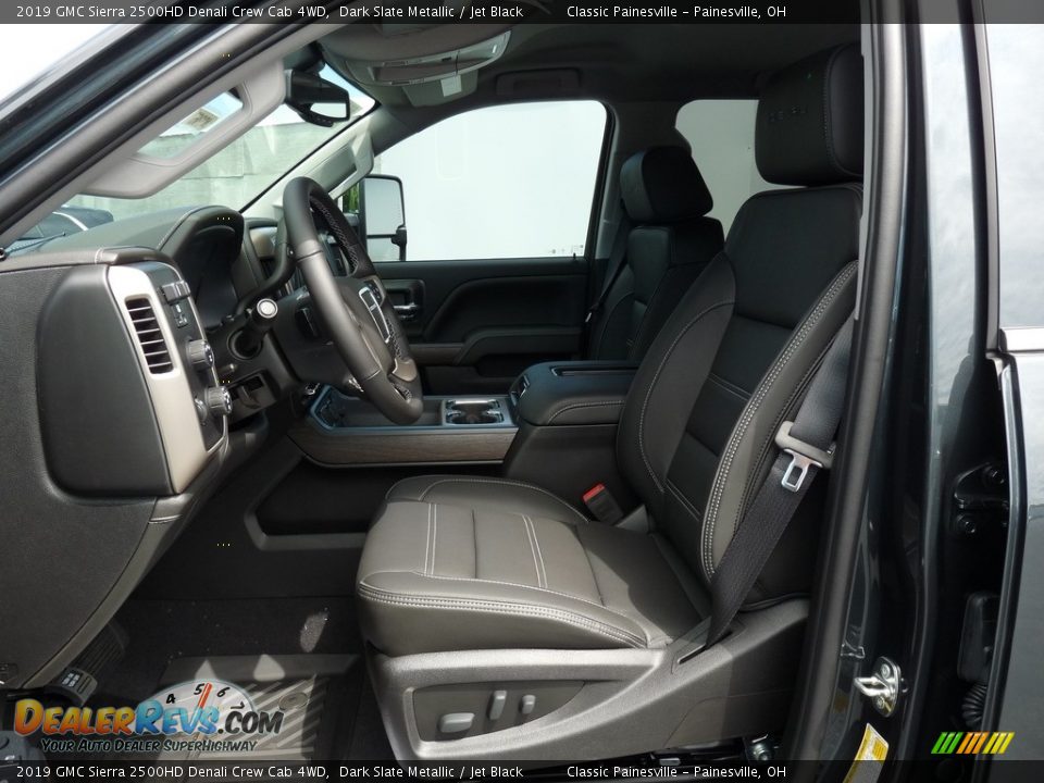 Jet Black Interior - 2019 GMC Sierra 2500HD Denali Crew Cab 4WD Photo #6