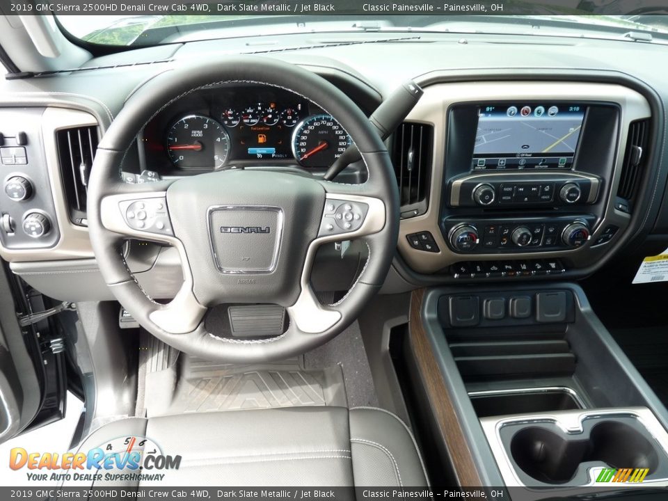 2019 GMC Sierra 2500HD Denali Crew Cab 4WD Steering Wheel Photo #8