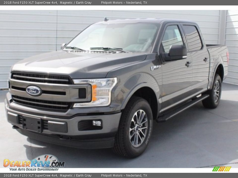 2018 Ford F150 XLT SuperCrew 4x4 Magnetic / Earth Gray Photo #3