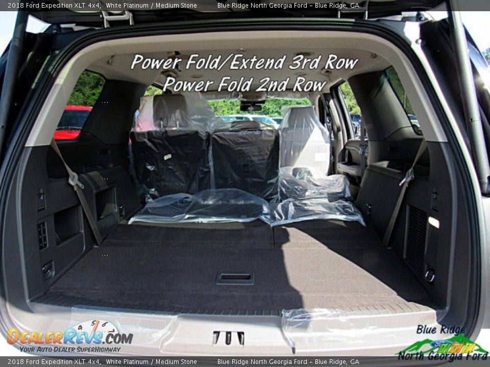 2018 Ford Expedition XLT 4x4 White Platinum / Medium Stone Photo #15