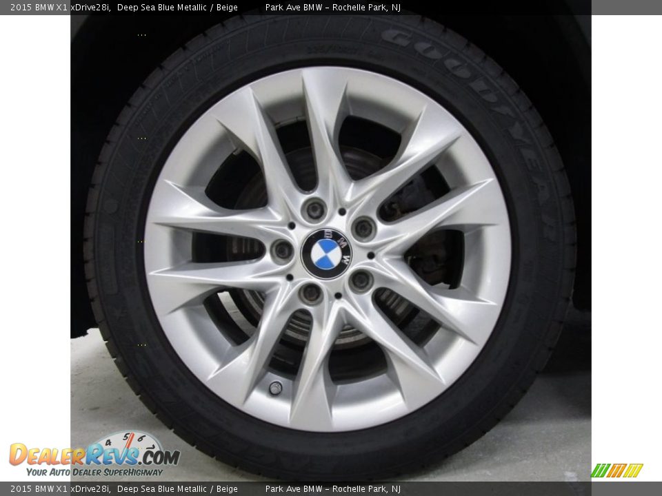 2015 BMW X1 xDrive28i Deep Sea Blue Metallic / Beige Photo #30