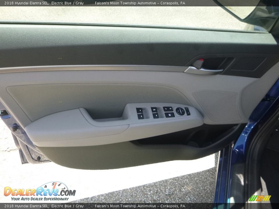 2018 Hyundai Elantra SEL Electric Blue / Gray Photo #11