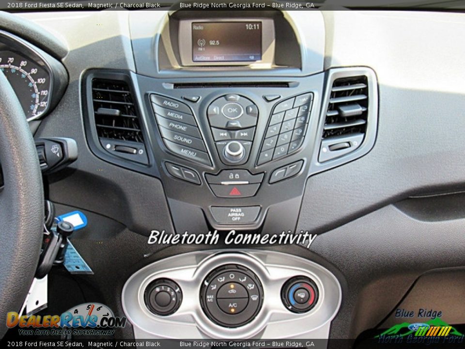 2018 Ford Fiesta SE Sedan Magnetic / Charcoal Black Photo #18