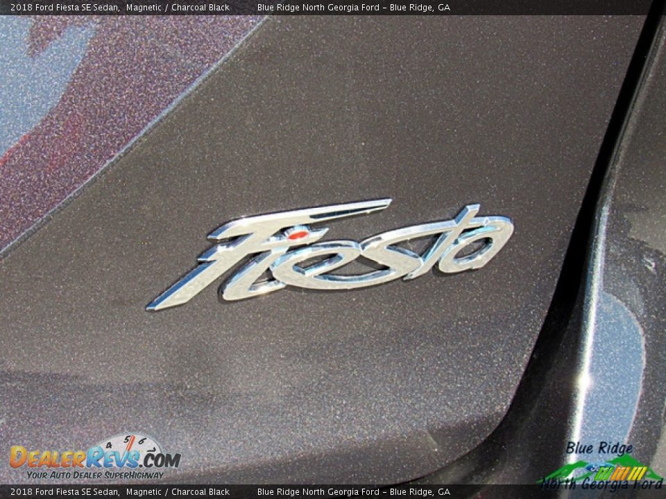 2018 Ford Fiesta SE Sedan Magnetic / Charcoal Black Photo #34