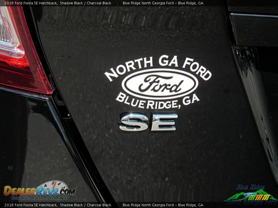 2018 Ford Fiesta SE Hatchback Shadow Black / Charcoal Black Photo #34