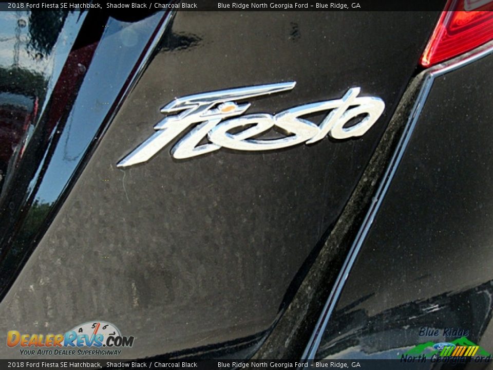 2018 Ford Fiesta SE Hatchback Shadow Black / Charcoal Black Photo #35