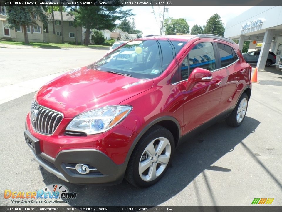 2015 Buick Encore Convenience Ruby Red Metallic / Ebony Photo #1