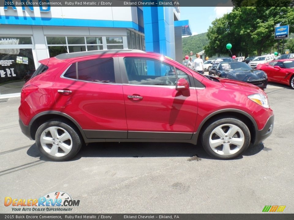 2015 Buick Encore Convenience Ruby Red Metallic / Ebony Photo #4
